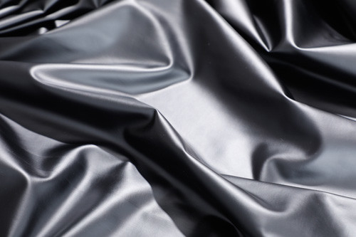PU el 137cm negra sólida de cuero, cuero artificial de la PU de la prenda impermeable