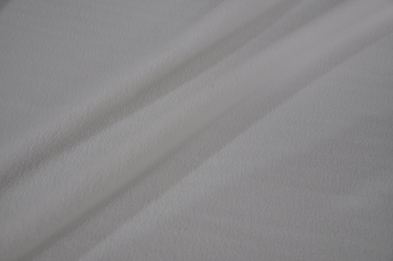 Blanco 265gm 100 poliéster 150cm CW o Vello polar ajustable