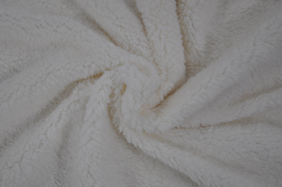 Felpa y suave, caliente y consolidación de la tela de Shu Fleece Comfortable Cotton Velvet: