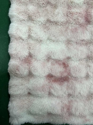 Imitación de pelo de conejo de color blanco rosa Disponible