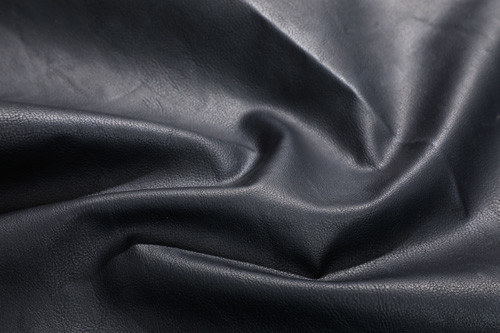 Cuero respirable sólido negro de la PU, cuero impermeable de la PU del 137cm