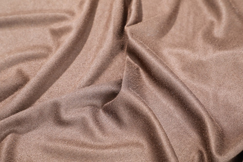 Tela de Nubuck de la imitación de cuero de Brown el 150cm, ante de imitación sólido de la microfibra