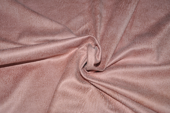 tela falso 100%Polyester del ante de la falsificación del poliéster del 155cm