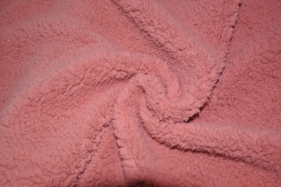 Suave y acogedor, caliente y consolidando la tela de mezcla de algodón de las lanas de Shu Velveteen el 170cm
