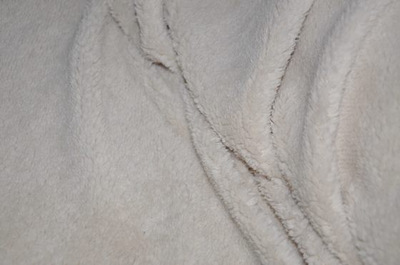 Poliéster suave y delicado, incomparable de la tela de la algodón de Shu Fleece el 150cm del calor