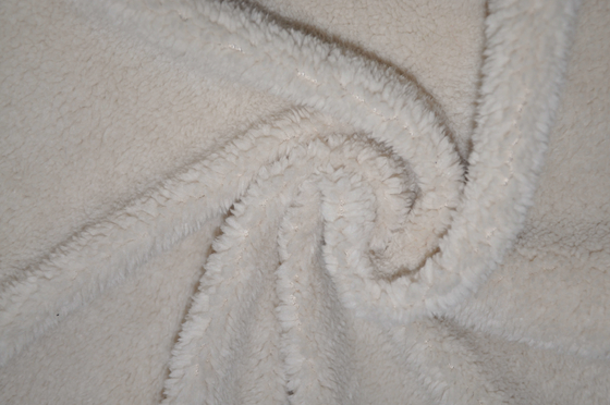 Poliéster suave y delicado, incomparable de la tela de la algodón de Shu Fleece el 150cm del calor