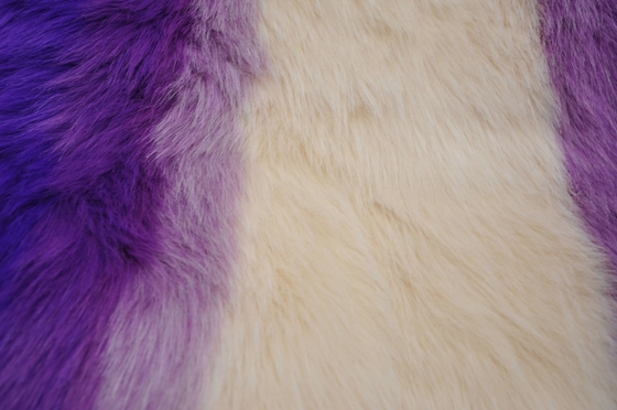 descolórese la piel de imitación larga del pelo del color el 150cm, cree la moda caliente y lujosa del invierno