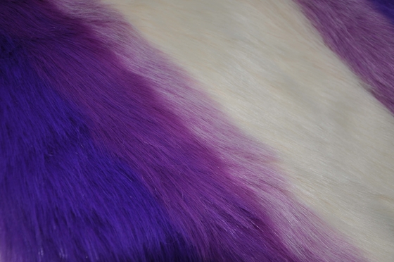descolórese la piel de imitación larga del pelo del color el 150cm, cree la moda caliente y lujosa del invierno
