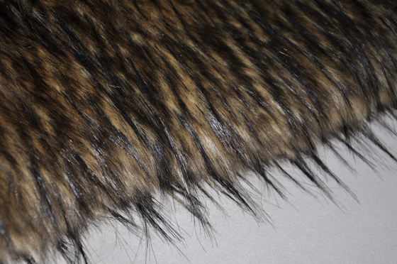 Falsa piel de Fox larga sólida de la tela el 150cm de la piel del pelo, 100%AC o mezclado con el mac