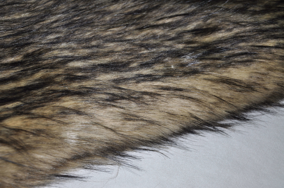 Falsa piel de Fox larga sólida de la tela el 150cm de la piel del pelo, 100%AC o mezclado con el mac