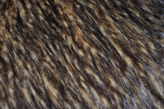 Falsa piel de Fox larga sólida de la tela el 150cm de la piel del pelo, 100%AC o mezclado con el mac