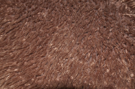 textura y estilo únicos de adición mongoles marrones de MAC Fake el 150cm de la tela de la piel a su decorado casero
