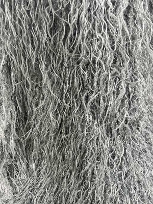 Tejido de piel de oveja mongola gris Disfruta de una comodidad sin igual