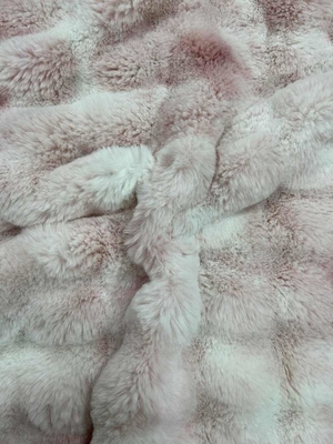 Imitación de pelo de conejo de color blanco rosa Disponible