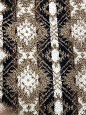 100% poliéster Jacquard Falsa lana de cordero 380gm ancho de la puerta efectiva 150cm