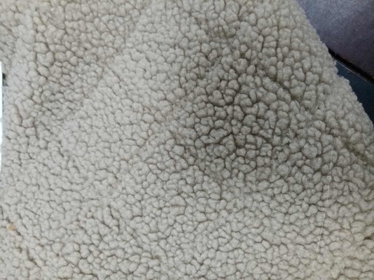 Patrón Jacquard 100% de poliéster de tela Sherpa 150cm CW o ancho ajustable