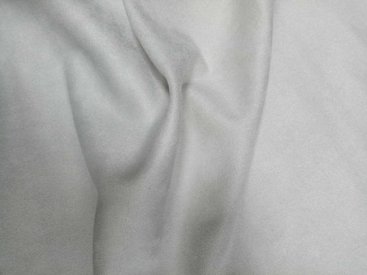 Suede blanco lechoso de una sola cara 295gm