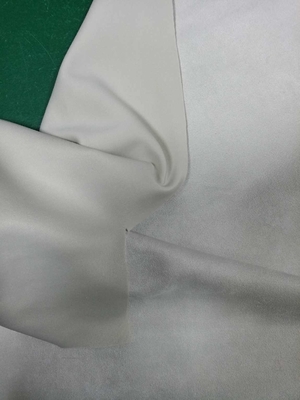 Suede blanco lechoso de una sola cara 295gm