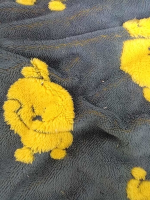 El terciopelo de algodón de doble cara es suave y cómodo.