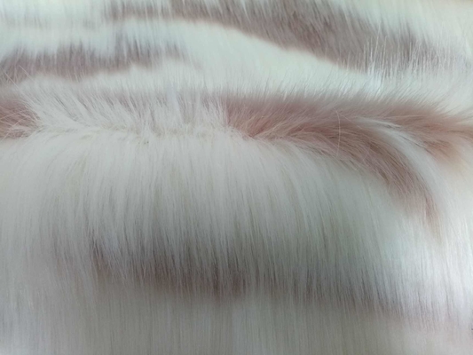 rosa blanco 150 cm Cabello largo Falsa piel,Crear moda de invierno cálida y lujosa