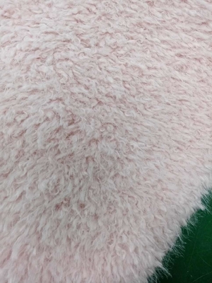 Tejido de punto suave de 150 cm o ajustable rosa rizado de moda