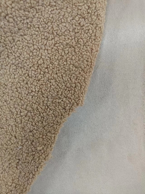 760 gramos de tejido de peluche de tejido compuesto de tejido de peluche rizado de tejido de peluche de tejido compuesto con el mismo color
